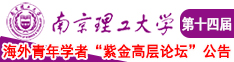 国产操逼大鸡巴视频南京理工大学第十四届海外青年学者紫金论坛诚邀海内外英才！